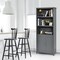 Bookcase Shelving Storage Wooden Standing Cabinet Unit Display with Doors